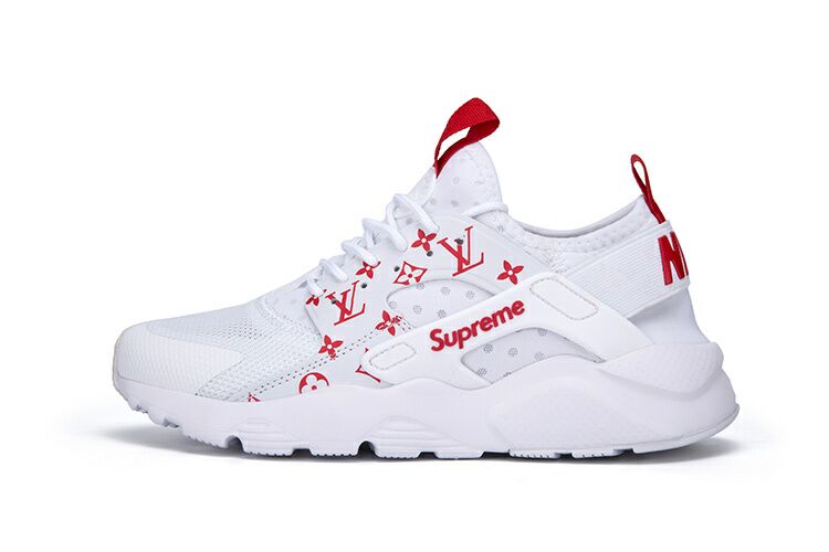 Nike Air Huarache Run Ultra White Red Shoes